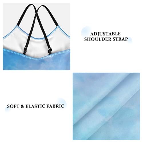 Messy Colors Blue Red Swimsuits for Girls 1 Piecing Toddler Swim Suit for Girls Kids Bathing Suit3