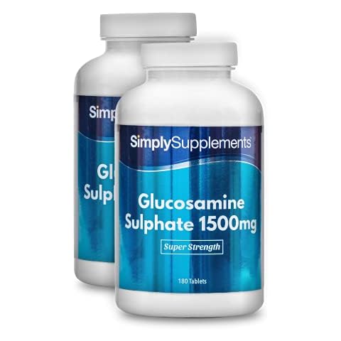 Glucosamine Sulphate 1500mg Tablets | 360 Total = Up to 1 Year Supply | Manufactured in The UK Cover