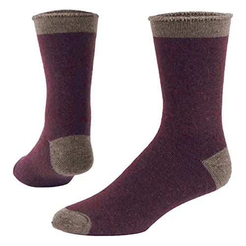 Maggie's Organic Merino Wool Snuggle Socks - Thermal Warm Wool Socks for Women and Men - Holiday Season