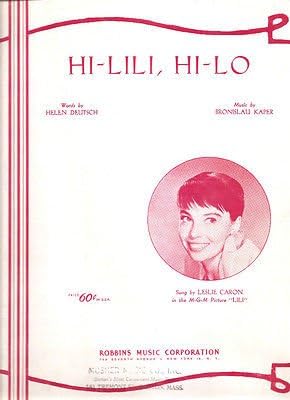 Sheet Music 1952 Hi Lili Hi Lo Leslie Caron 197 Sheet music