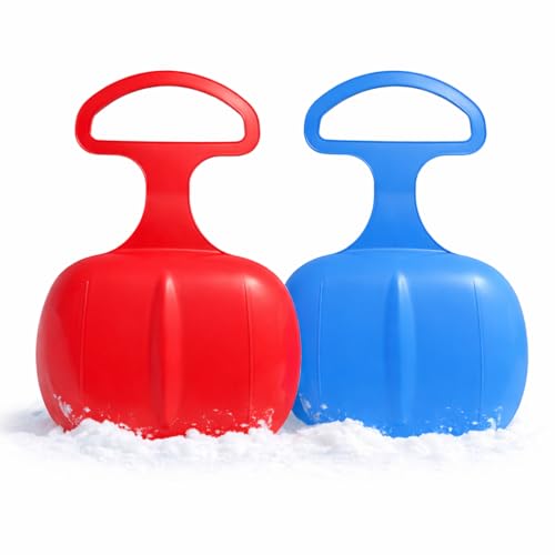 2X Porrutscher - Schlitten Bob in blau & rot - für Kinder zum Porutschen &...