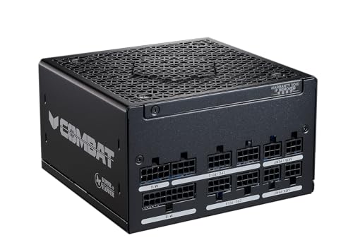 Image of Super Flower Combat FG 750W 80+ Gold, Full Modular, ATX 3.1 / PCIe 5.0, W /12V-2x6 Cable (2x8pin - 16pin Native Cables), Power Supply, FDB Fan, SF-750C12FG, Black Version