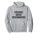 Sundae arregla todo a las mujeres y los hombres aman Sundae Sudadera con Capucha