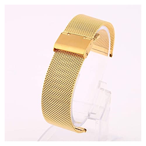 Bracelet de montre en métal étanche pour le sport et le bureau 20mm universel