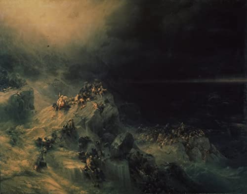 Tableau le Déluge Ivan Konstantinovitch Aivazovsky poster art mural 60x90