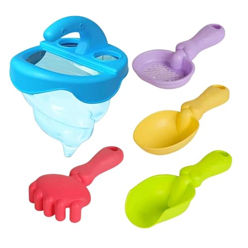 Jouet de sable extérieur et ensemble de jouets plage 5 pièces avec pelle