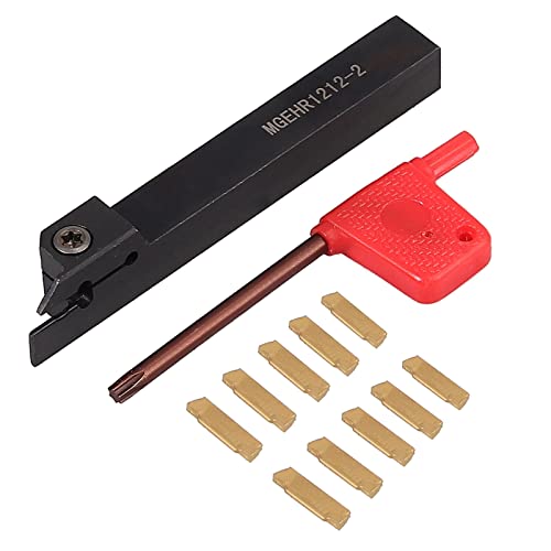 Herramienta de Torneado CNC MGEHR1212-2 con 10 Insertos MGMN200-G y Barra Maizoon 5
