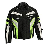 ASPIDEX Amoured Chaqueta De Hombre De Cordura Chaquetas De Correr, Verde, XXL