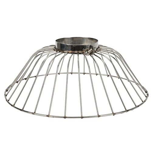 Aumotop Motorpropeller-Sicherheitskäfig, Langlebige Windschutzabdeckung für Schleppmotor 12 V DC, Edelstahl-Außenbordpropeller-Netzabdeckung für Sicherheit Beim Paddeln