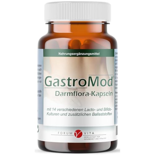 GastroMod Darmflora Kapseln - Probiotika für Darmkur und Darmsanierung -