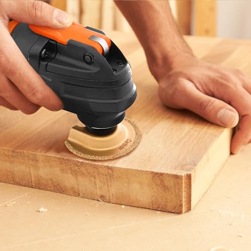 YIQIYIBO Multifunktionswerkzeug, 300W Oszillationswerkzeug Oszillierer mit 6 Drehzahl 1100-21000 RPM, 3° Oszillationswinkel Oszillierende Säge für Schneiden, Polieren, Schleifen, Schaben