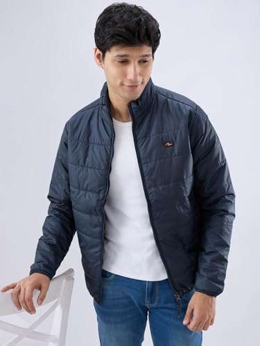 Image of Spykar Men Jackets, Polyester, Standard Length