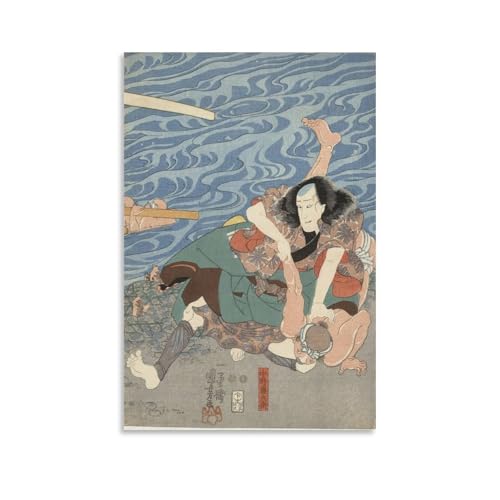 ̐썑FG ̕ G |X^[  G LoX ǃA[g rO[ Q  pl20x30inch(50x75cm)