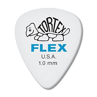 Dunlop 428R100 Médiators Tortex Flex 1,00mm sachet de 72 - Les Beatles, Paul McCartney, John Lennon, RIngo Starr, George Harrison