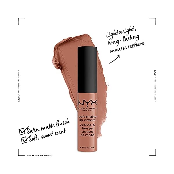 NYX-PROFESSIONAL-MAKEUP-Soft-Matte-Lip-Cream-Lightweight-Liquid-Lipstick-Abu-Dhabi-Deep-Rose-Beige NYX PROFESSIONAL MAKEUP Soft Matte Lip Cream, Lightweight Liquid Lipstick - Abu Dhabi (Deep Rose-Beige)