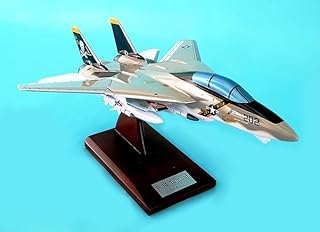 Scalecraft F-14 Tomcat US Navy Fighter Jet Desktop Display Airplane Model VF-84 Jolly Roger 1/48