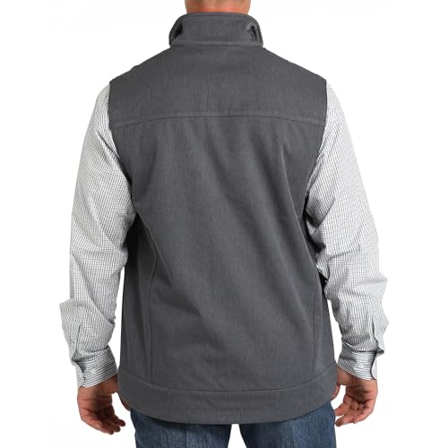 Cinch Men's Brown Softshell Vest Brown3