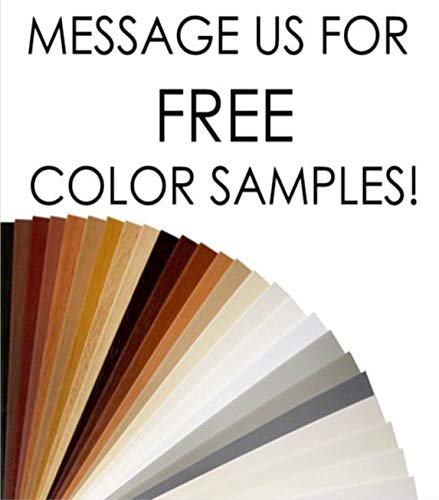 Custom Faux Wood Vertical Blinds Choose Size, Color, Mount And Stacking Option (8" Thru 36", 8 1/2" Thru 36") #TOP1