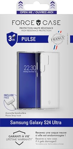 Force Case Coque Renforcée Samsung G S24 Ultra Pulse Origine France Garantie Garantie à Vie Transparente - FR