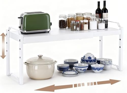 Estantería Cocina, Estantería Extensible 32-53 cm, Estante de Arm...
