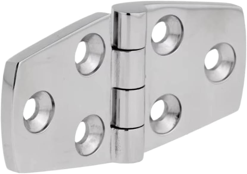 Boat Casting Strap Hinge AISI 316 Stainless Steel 4 Inch By 1-1/2 Inch