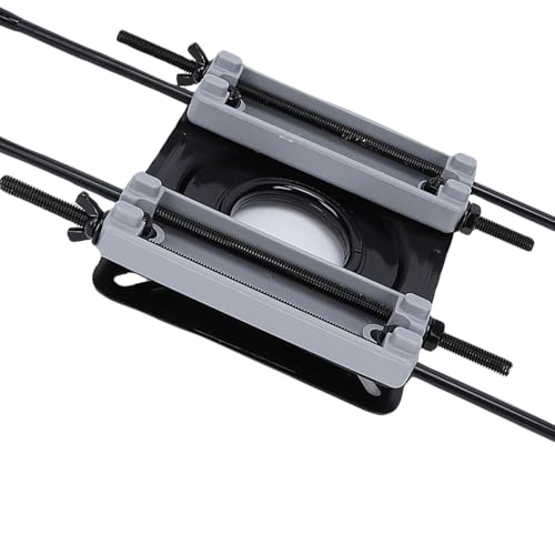 Support de base pivotant pour siège de bateau avec pince réglable en fer et PVC