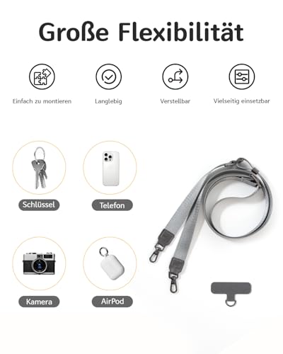 Collar para colgar sin funda EKAX para caminar por la ciudad con las manos totalmente libres 5
