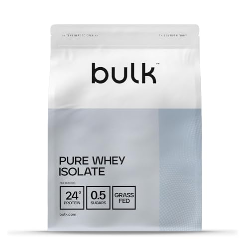 Bulk Pure Whey Isolate Protein Powder, 900 g (1.98 lb), Chocolate | 24g Protein per Scoop | Fast Absorption | Lean Muscle Growth & Recovery | Vegetarian