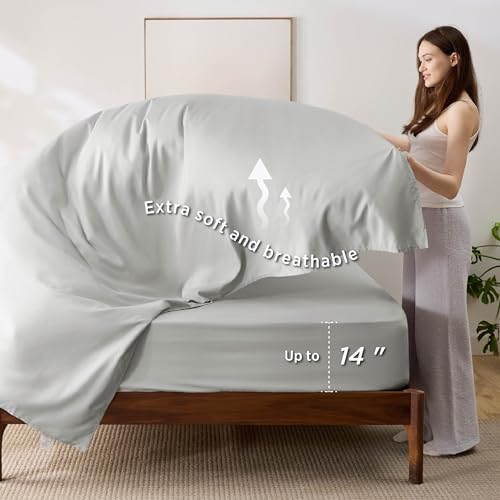 Image of Bedsure Full Size Comforter Set - 7 Pieces Reversible Burnt Orange Bedding, Full Size Bed Set for All Seasons, Bed in a Bag with Down Alternative Comforter, Sheets, Pillowcases & Shams