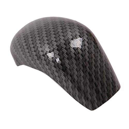 Baixia for MG ZS 2017-2020 MG6 Carbon Fiber ABS Gear Shift Knob Head Cover Car Accessories