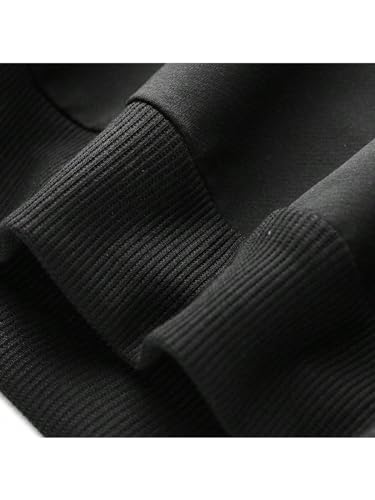 Floerns Boy's Letter Print Long Sleeve Sweatshirt Winter Crew Neck Pullovers4