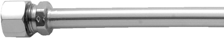 Jaclo 668-SN 3/8" OD x 20" Bas Extension Tube, Satin Nickel