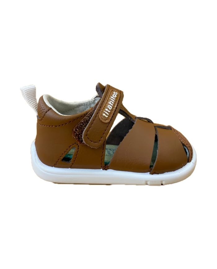 Sandales respectueuses Titanitos B 500 Eric marron pour enfants
