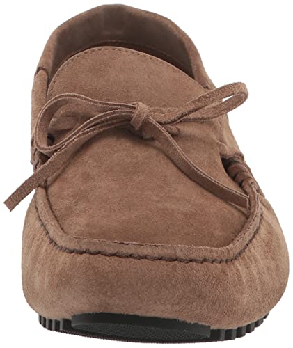 Image of BOSS Women's Suede Slip-on Moccasins with Top Bow Detail