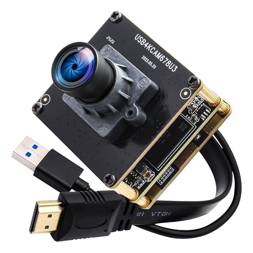 Caméra HDMI 4K USB pour diffusion de cours en ligne et visioconférence en faible éclairage