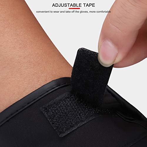 Zwbfu de inverno espessadas com tela sensível ao toque. Pontas dos dedos antiderrapantes resistentes