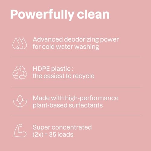 Image of ATTITUDE Baby Laundry Detergent, EWG Verified, Plant and Mineral-Based Formula, HE Compatible, Vegan Household Products, Sweet Lullaby, 35 Loads, 35.5 Fl Oz