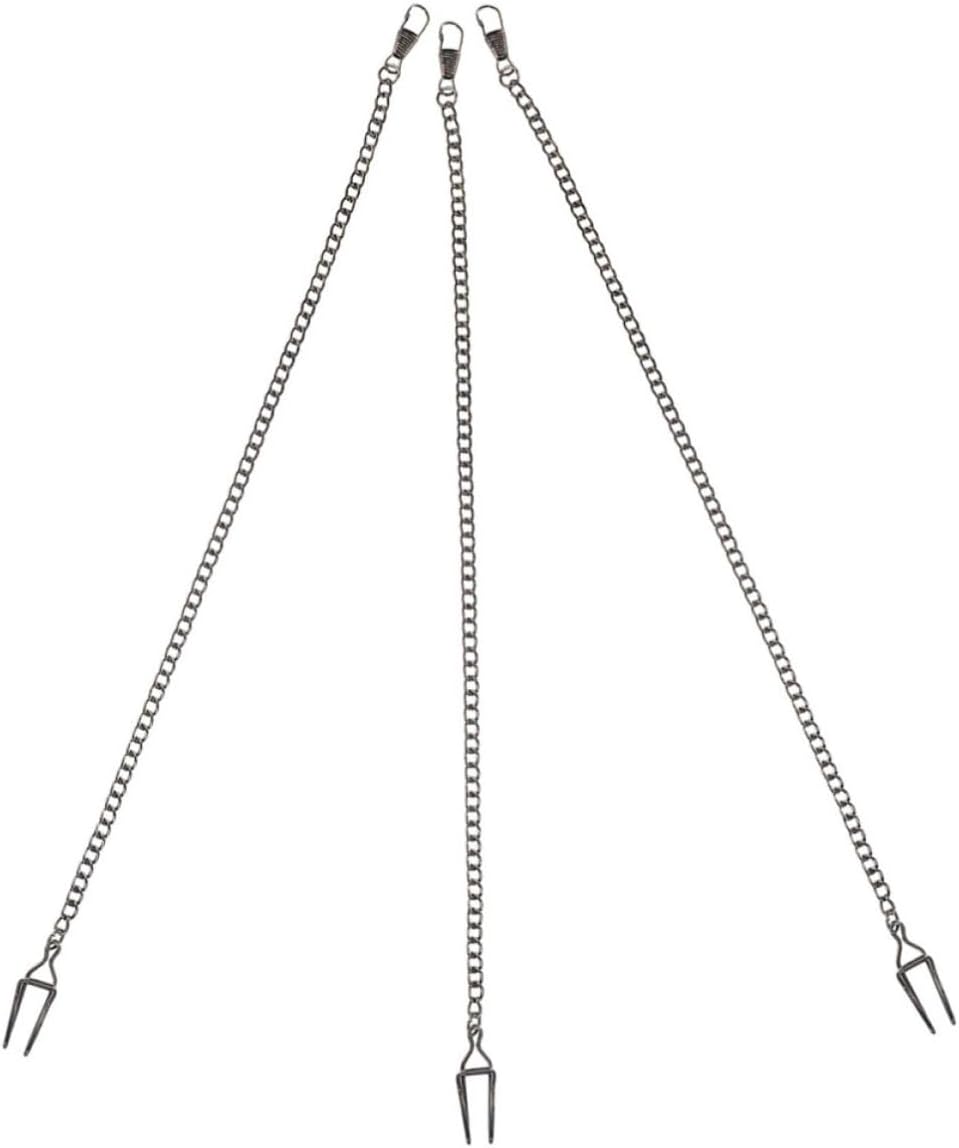 LIOOBO Vintage Pocket Watch Chain 3pcs Alloy Clip for Belt Loop Clothing