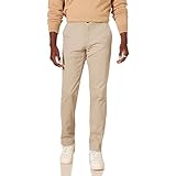 Amazon Essentials Men's Relaxed-Fit Casual Stretch, Khaki, 35W x 34L