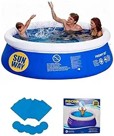 Piscina Inflável Com Borda 1000 Litros Elp01001 Sunway