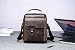Imagen de WEIXIER Bolsa de Mensajero Bolso de Hombro de Cuero Retro Para Hombre Bolso de Cuero Casual Portátil de Gran Capacidad