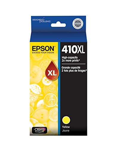 image for EPSON 410 Claria Premium Ink High Capacity Yellow Cartridge (T410XL420