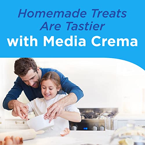 Media Crema Table Cream Cans – Add Rich, Creamy Texture to Sweet and Savory Dishes, Shelf Stable Table Cream,7.6 Fl Oz (Pack of 8)