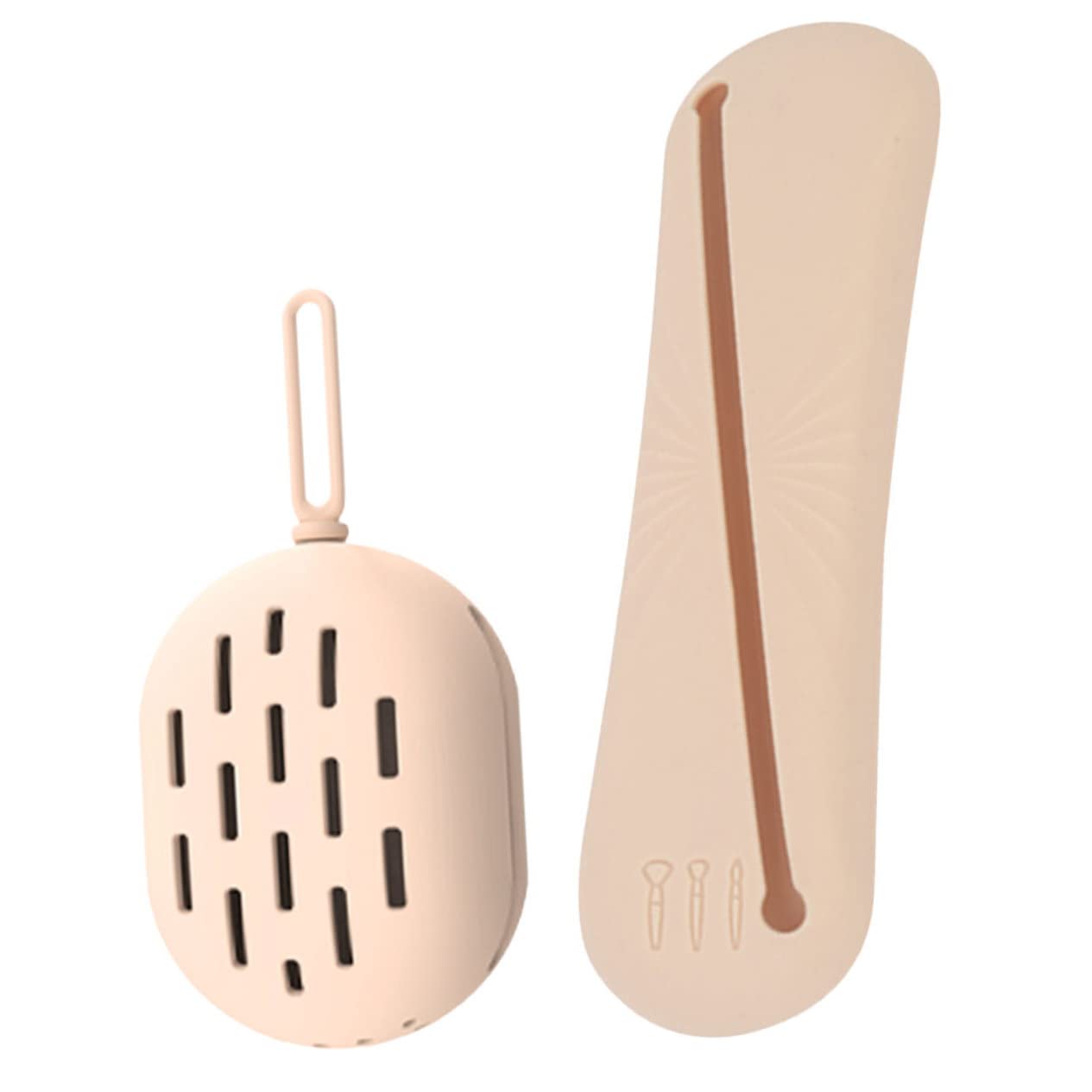 MAGICLULU 3 Juegos De Bolsa De Cosméticos De Huevo De Belleza Esponja Facial Soporte De Esponja De Maquillaje Soporte De Herramientas De Maquillaje De Silicona De a De Belleza