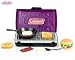 Sophia's Doll Accessory Playset of Purple Coleman 18 Inch Doll Camping Stove & Food Set, Frying Pan, Doll Sized, Purple Coleman Campfire Stove and Mini Doll Food Set