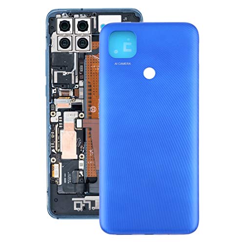 Couverture arrière Xiaomi Redmi 9c : pièce de rechange bleue pour coque de batterie