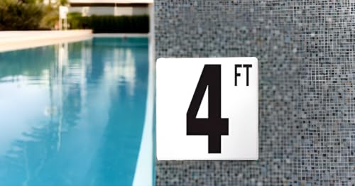 Aquatic Custom Tile - Señal cerámica para piscina 5.8" x 5.8" miniatura 2