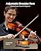 VEVOR Violin 4/4 Full Size for Adults, Violin Fiddle Set for Beginners with Hard Case, Rosin, Bow, Shoulder Rest, Bridge, Tuner and Extra Strings, Professional Musical Instruments for Student