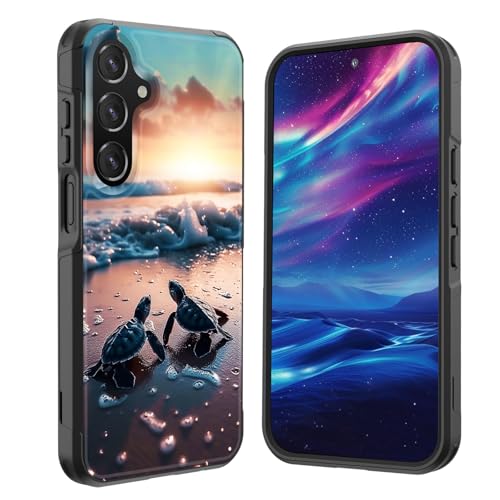GFEWYTJYJ for Galaxy A16 5G Case,[10 FT Military Grade Drop Protection] Non-Slip Heavy Duty Shockproof Phone Case for Samsung Galaxy A16 5G 6.7 Inch 2024,Sea Turtles - image 1