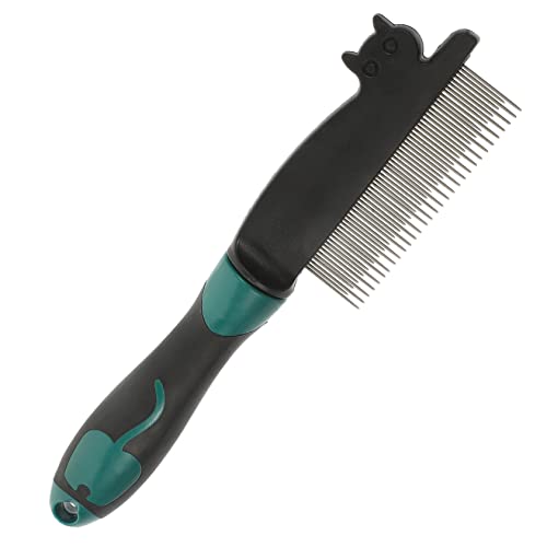 SUPVOX Ergonomic Dog Hair Comb Pet Deshedding Tool Hair Comb for Dogs Slicker Brush Easy to Use